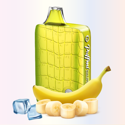 Puffmi Dura Banana ice (Банан-лёд) 9000 затяжек 20мг Hard (2% Hard)