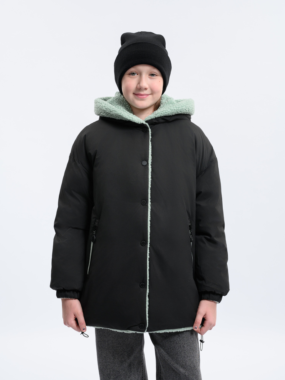 Куртка Еврозима двухсторонняя Тедди