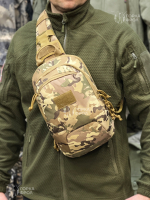Сумка однолямочный тактический 7.62, 7 л, Мультикам