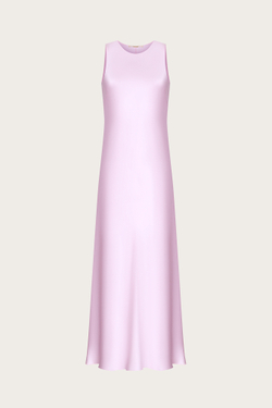 ПЛАТЬЕ - СОРОЧКА ИЗ РОЗОВОГО ШЕЛКА