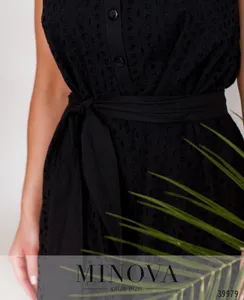Платье 3146B-черный Minova