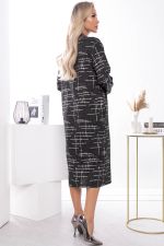 Платье "Янина" (серый меланж / серебро) П7516 LT Collection