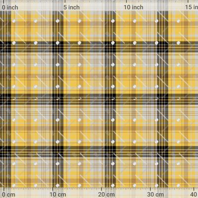 Клетчатый фон в жёлтом, чёрном и сером цвете  by Asahihana 1200 DPI