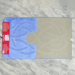 Коврик MAXIMUS 2шт 60*100/50*60см, 2509 BLUE