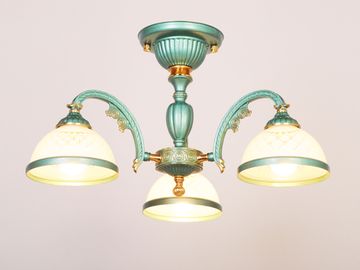 Потолочная люстра Reccagni Angelo PL.7222/3 GREEN