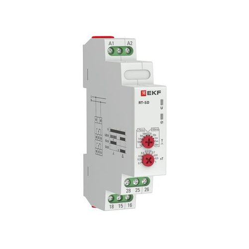 Реле времени (для двигателей "звезда-треугольник") RT-SD 12-240В EKF PROxima