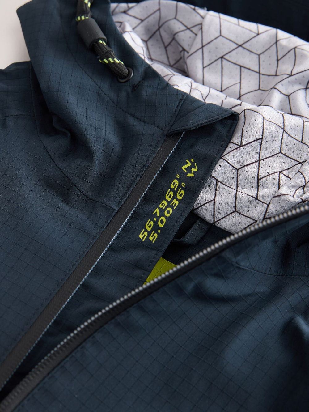 Куртка непромокаемая с капюшоном для мальчика Next Q61-569, Темно-синий