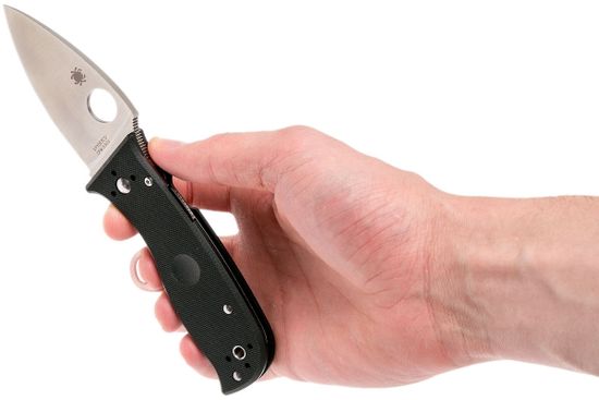 Складной нож Spyderco LIL' TEMPERANCE 69GP3 c клинком из стали CPM-S30V, рукоять G10