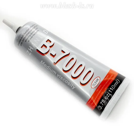 Клей 50 мл (примерно на 4700 шт стразов ss20), Клей для страз В 7000 - 50мл