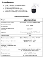 Видеокамера Optimus IP-S092.1(20x) mini_V.1