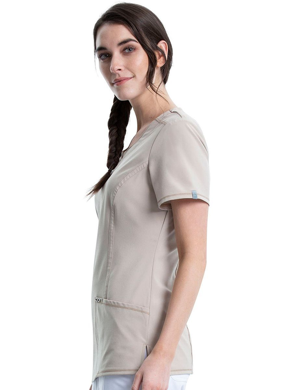 Топ медицинский женский Cherokee 2624A, красный, L