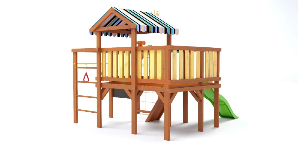 Деревянный игровой комплекс для малышей Baby-8 (play) Priority