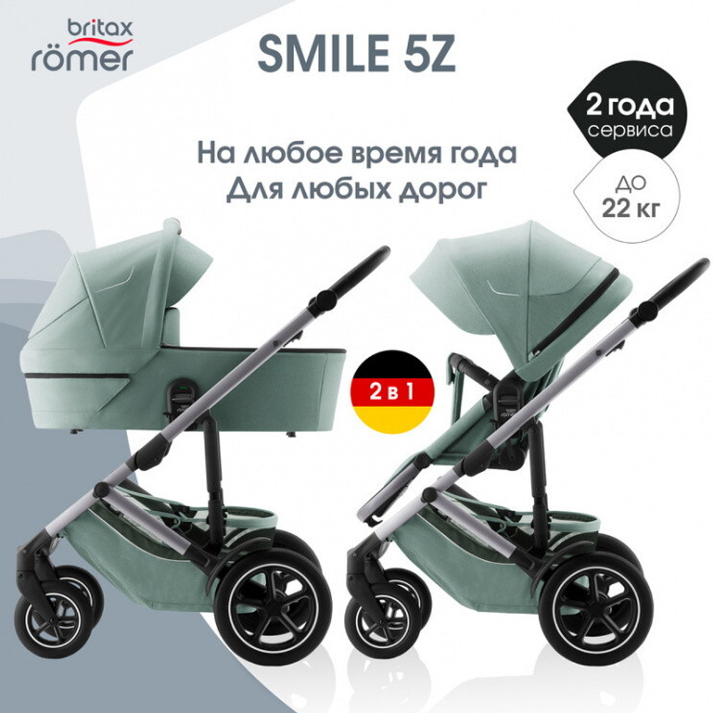 Детская коляска Britax Roemer Smile 5Z 2 в 1 Jade Green