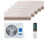 Мульти сплит система Haier на 5 комнат (25+25+25+25+25 кв.м) FLEXIS Gold