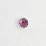 Grisant Cab tops with rose cut stone