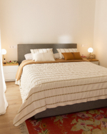 Кровать c подъемным механизмом Nahiri 160x200 серая