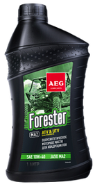 Масло для квадроциклов 4Т AEG Forester 10W40 (1л) п/синтетика
