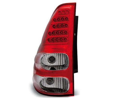 Задние фонари red white led для Toyota Land Cruiser Prado 120