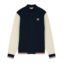 Мужская теннисная кофта Roland Garros Teddy Heritage - navy blue