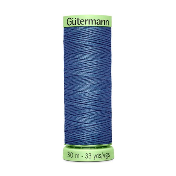 Нитки отделочные Gutermann Top Stitch 30 (30 метров), 5 кат. | 112 серо-синий джинс