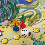 Игра настольная ходилка "Подводные приключения" (европодвес) (Т-ц)