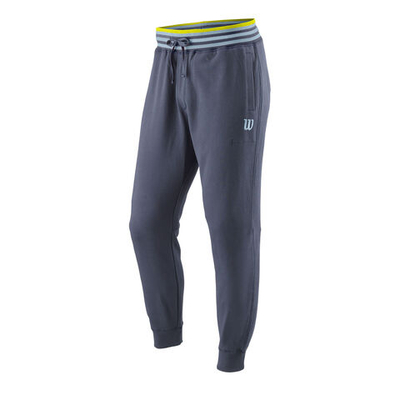 Мужские теннисные штаны Wilson Script Eco Training Pants Men - Blue