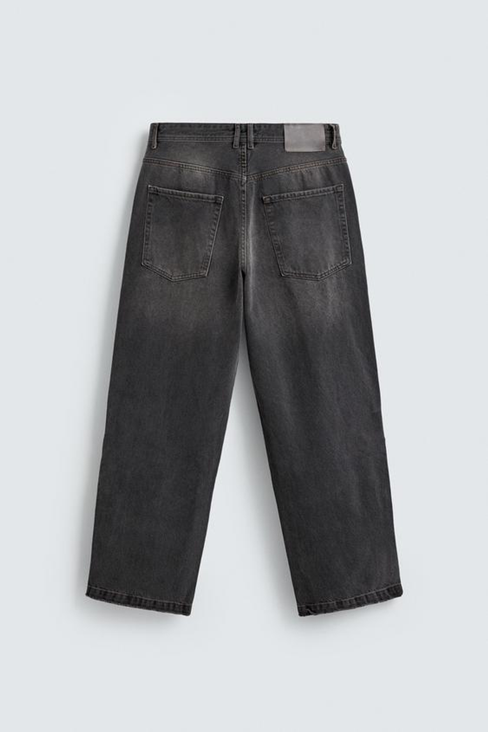 ZARA ДЖИНСЫ RELAXED FIT, УГОЛЬНЫЙ