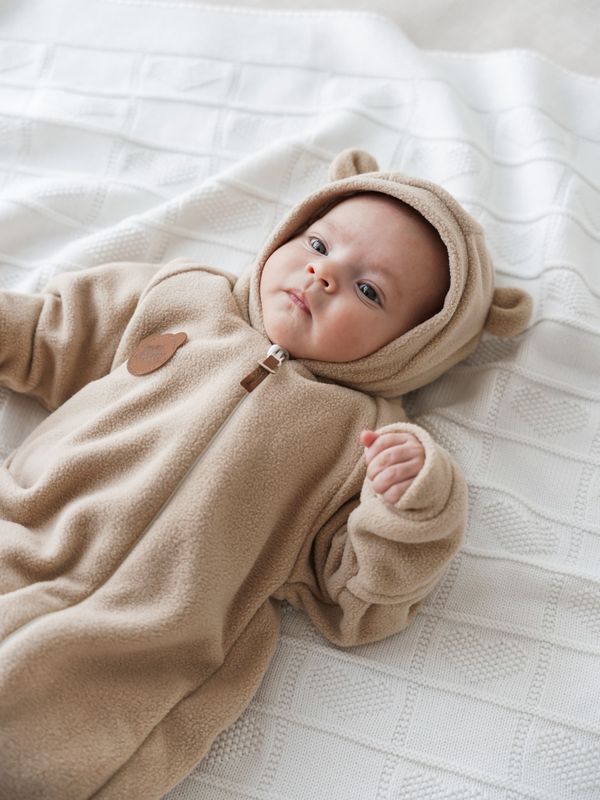 Комбинезон флисовый с закрытой ножкой 