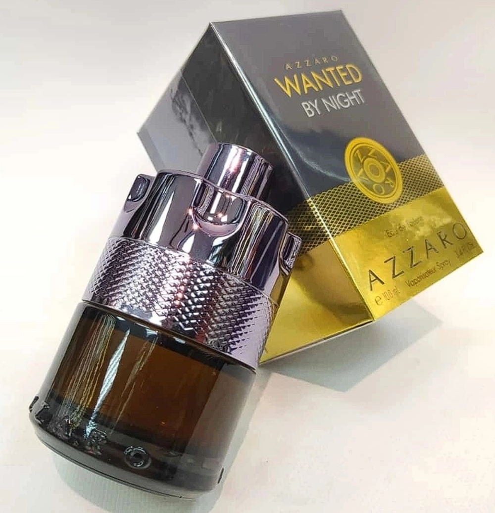 Azzaro Wanted by Night 100 ml (Коробка парфюма без слюды, парфюм новый, распаковка для фото)