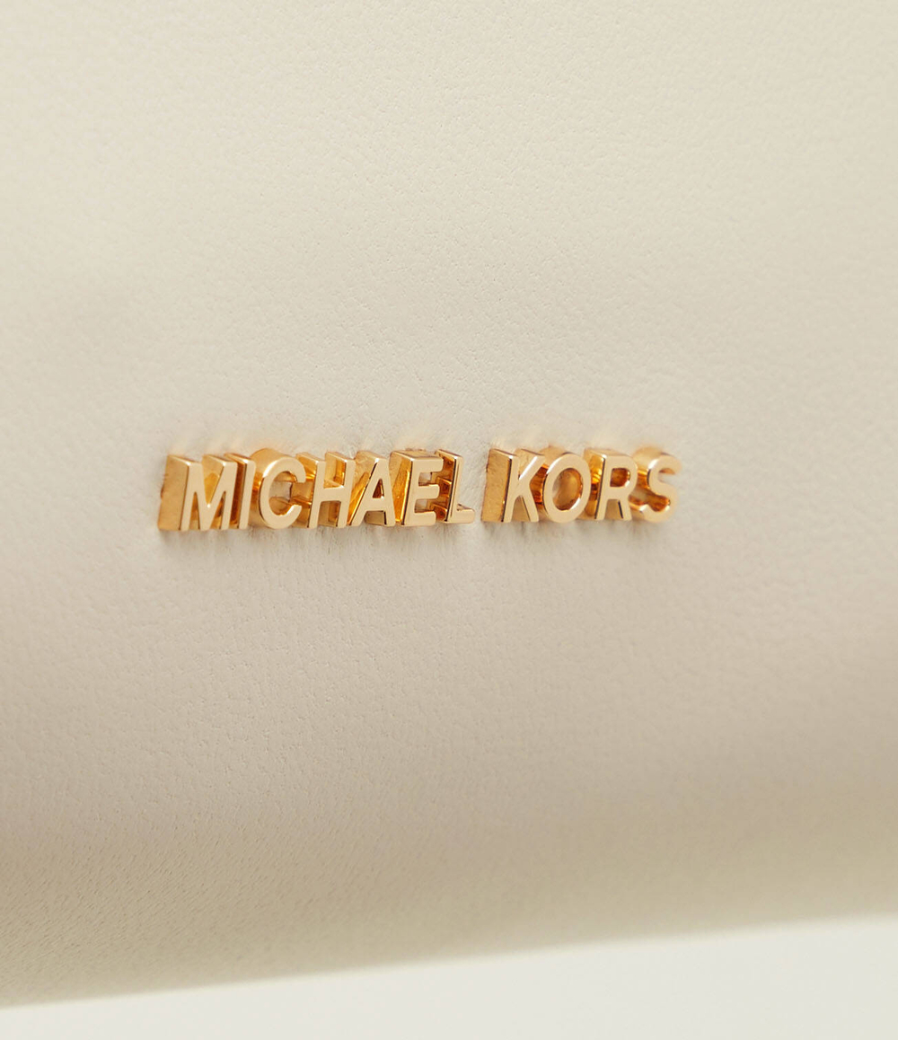 Кожаная сумка-мессенджер Michael Kors - бежевый(32H3G9BC8L)