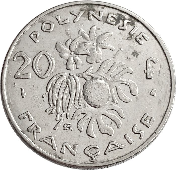 20 франков 1997 Французская Полинезия