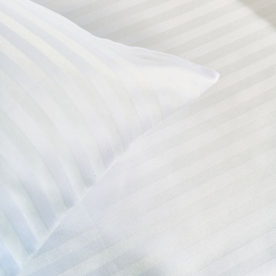 КПБ Premier страйп сатин, Евро Макси , 70х70, подод.220х240. простыня 200х200х30  LINNEN