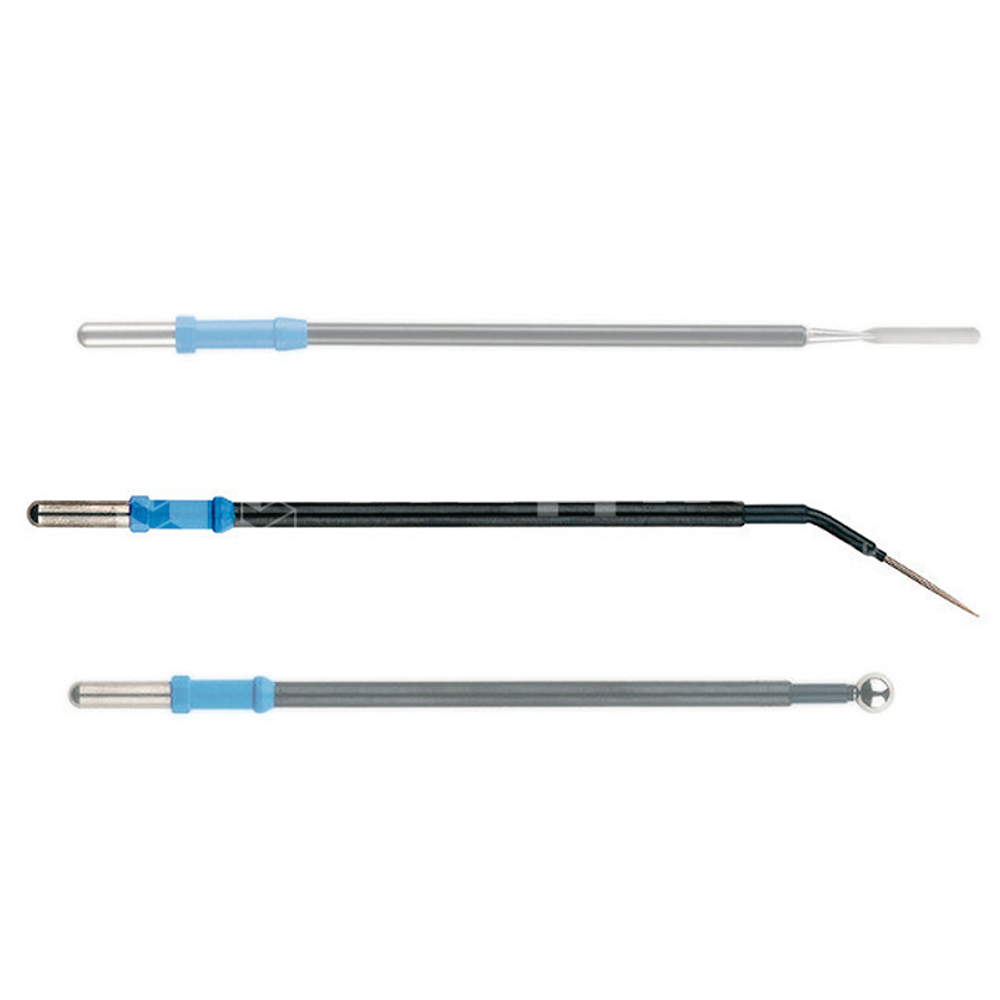 Электрод-нож прямой монополярный BOWA 2,5x15 мм, прямой стержень 62 мм, разъем 4 мм (5 шт/уп)