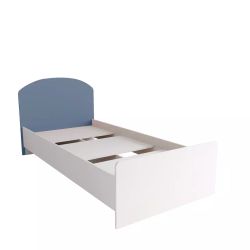 Кровать «Лавис» КРД 900.1 (белый/белый софт), ЛДСП\МДФ, ДСВ Мебель