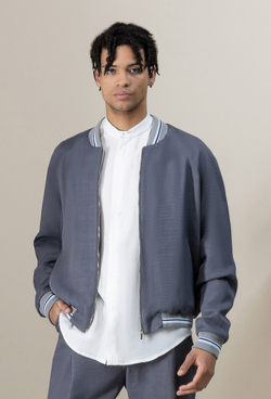 Бомбер мужской серый 05-01-23 SS men