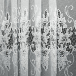 Занавеска "Ф. 214610", цвет белый, на шторной ленте, Польша.