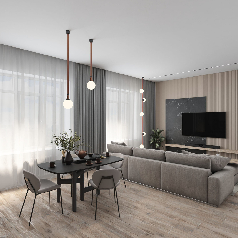 TR5500-BR Гибкий трек-ремень Belty, серия Base, 5м, 48V DC, IP20, коричневый, ткань, медь