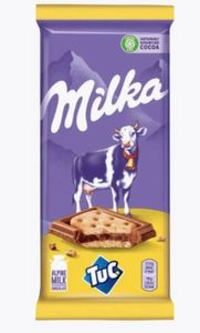 ШОКОЛАД MILKA С СОЛЕН КРЕКЕРОМ TUC 87ГР