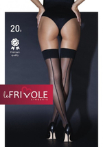 Черные чулки со стрелкой SM (2/3) (Цвет: черный)