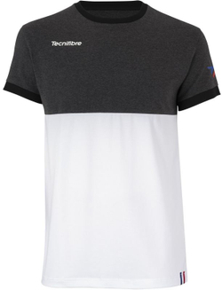 Мужская теннисная футболка Tecnifibre F1 Stretch - black heather