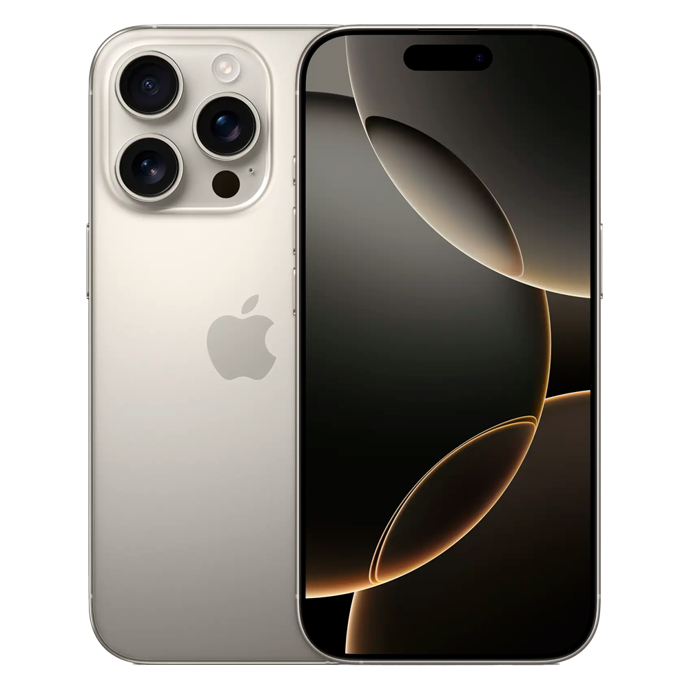 Смартфон Apple iPhone 16 Pro 512GB, Dual Sim, Natural Titanium (Натуральный титановый)