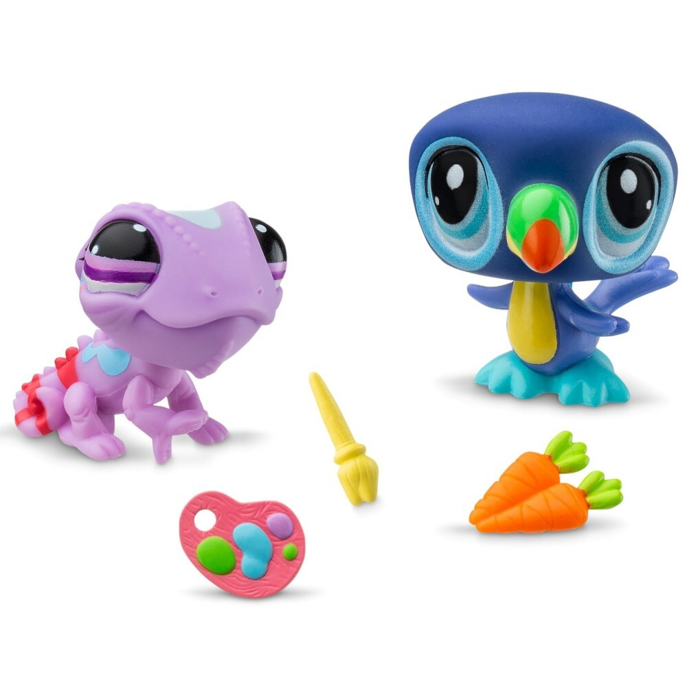Littlest Pet Shop - Набор для художников с двумя животными 2-PAK + аксессуары LPS00525 / артикул   LPS00525 4  / GTIN 5904754607957