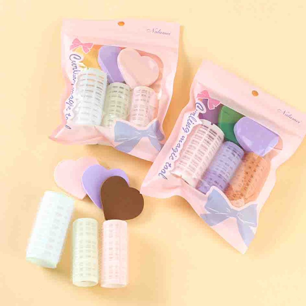 Бигуди 3шт + спонж 3шт