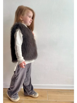 Жилет из искусственного меха