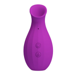 Лиловый клиторальный вакуумный стимулятор Magic Bottle (Цвет: фиолетовый)