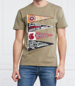 футболка pennant GUESS - хаки(M2RI04 K8FQ1)