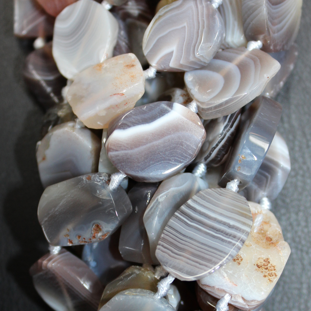 Агат Ботсвана срез 14-15мм