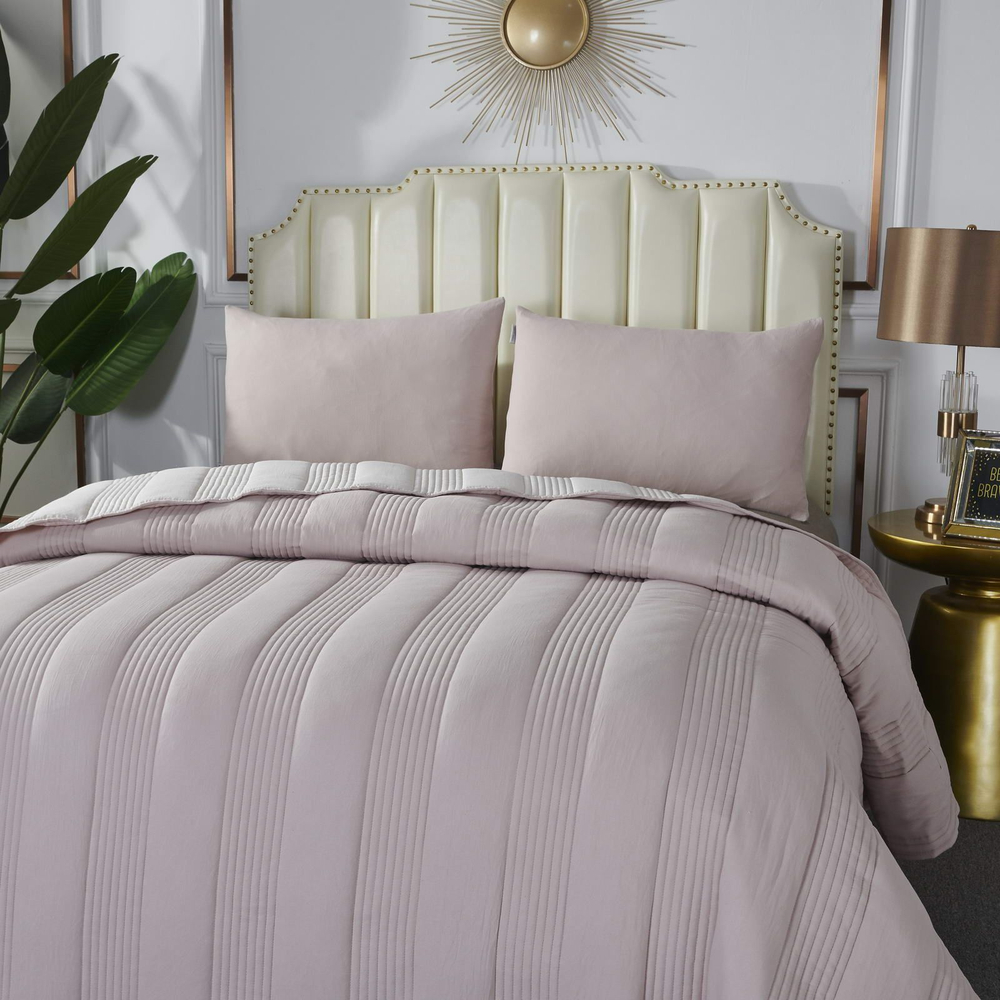 Покрывало 160х220 и наволочка 50х70 Sofi De MarkO Саломея сиреневое