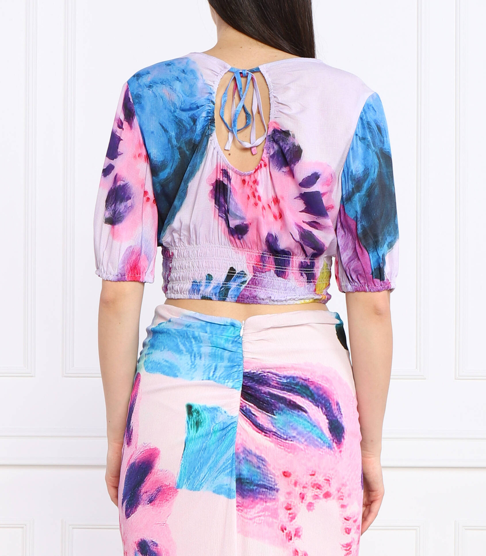 блузка Desigual - разноцветная(23SWBW15)