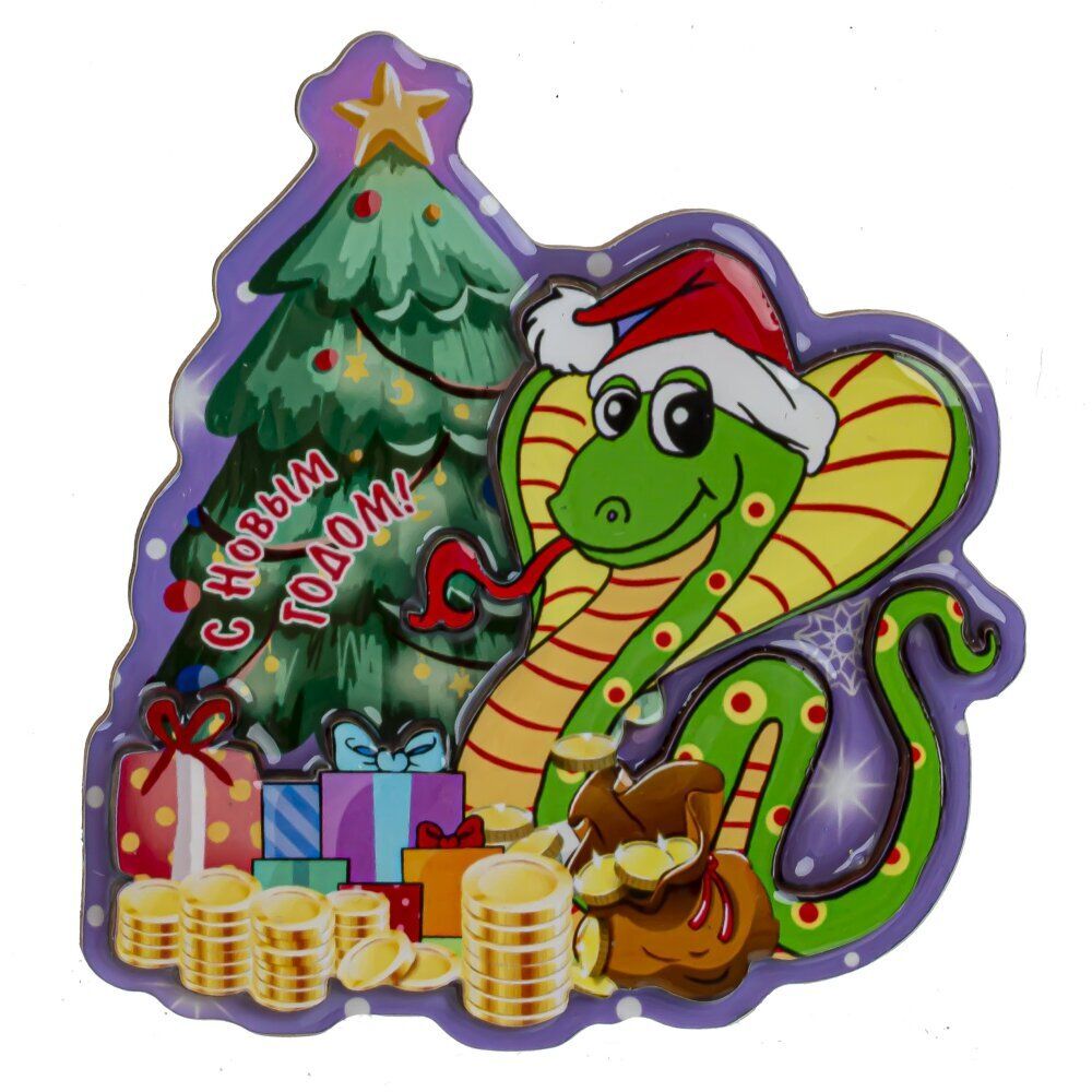 GAEM Магнит "Змейка", L8 W1 H7 см, 6в.